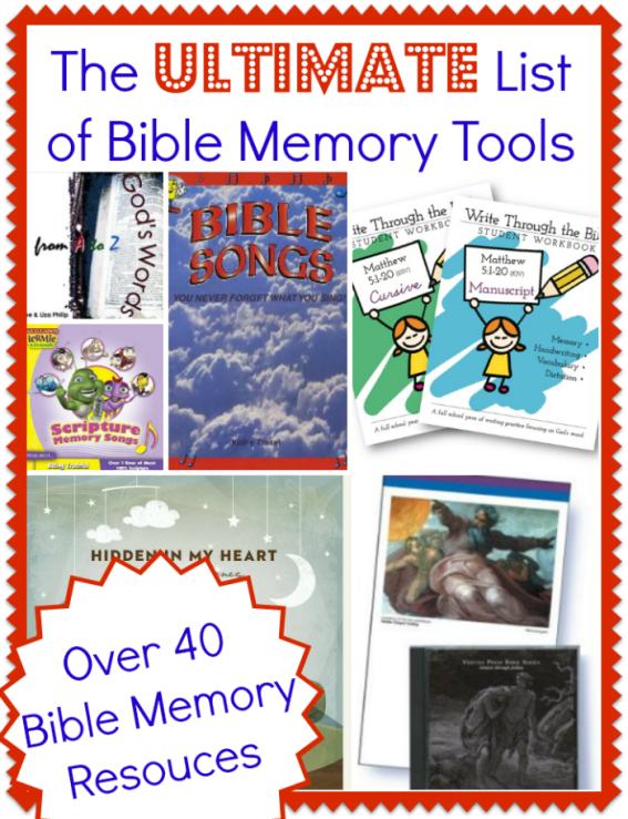 Pins for the Christian Mom: The Ultimate List of Bible Memory Tools