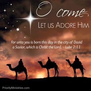 O come let us adore Him