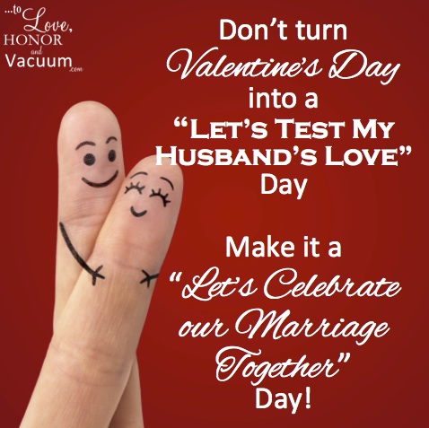 To Love Honor and Vacuum's Let's Celebrate our Marriage Together Day