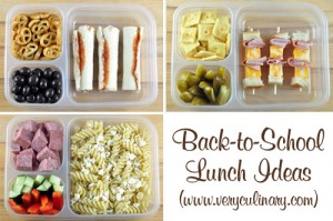 Back to School Lunch Ideas