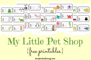My Little Pet Shop Printables