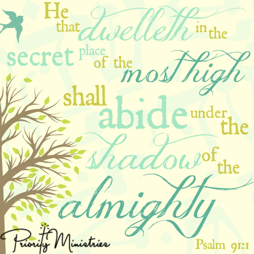 psalm 91 1  Free Scripture Art