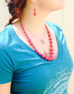 Fair Trade Paper Bead Necklace