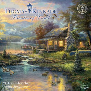 Thomas Kinkade 2015 minii calendar with scripture